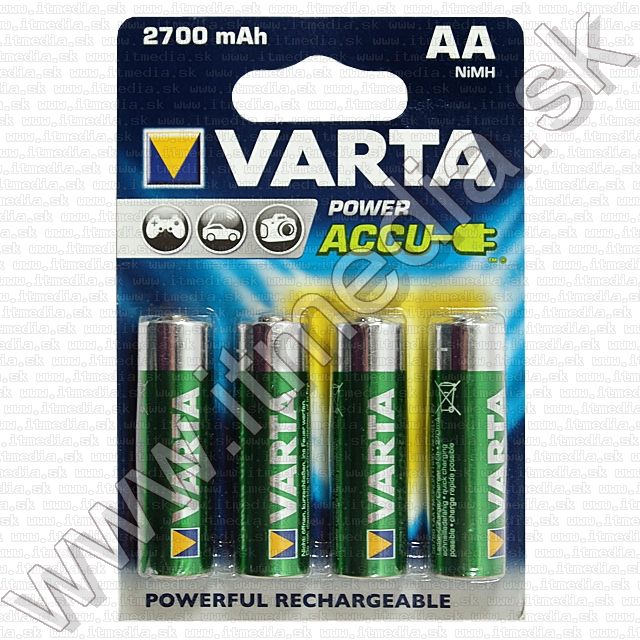 Image of Varta Power Akku R06 4x 2700 mAh AA (IT8490)